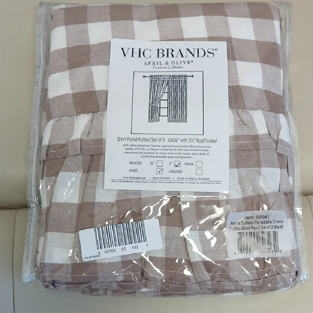April & Olive Tan and White Checkered Wallpaper